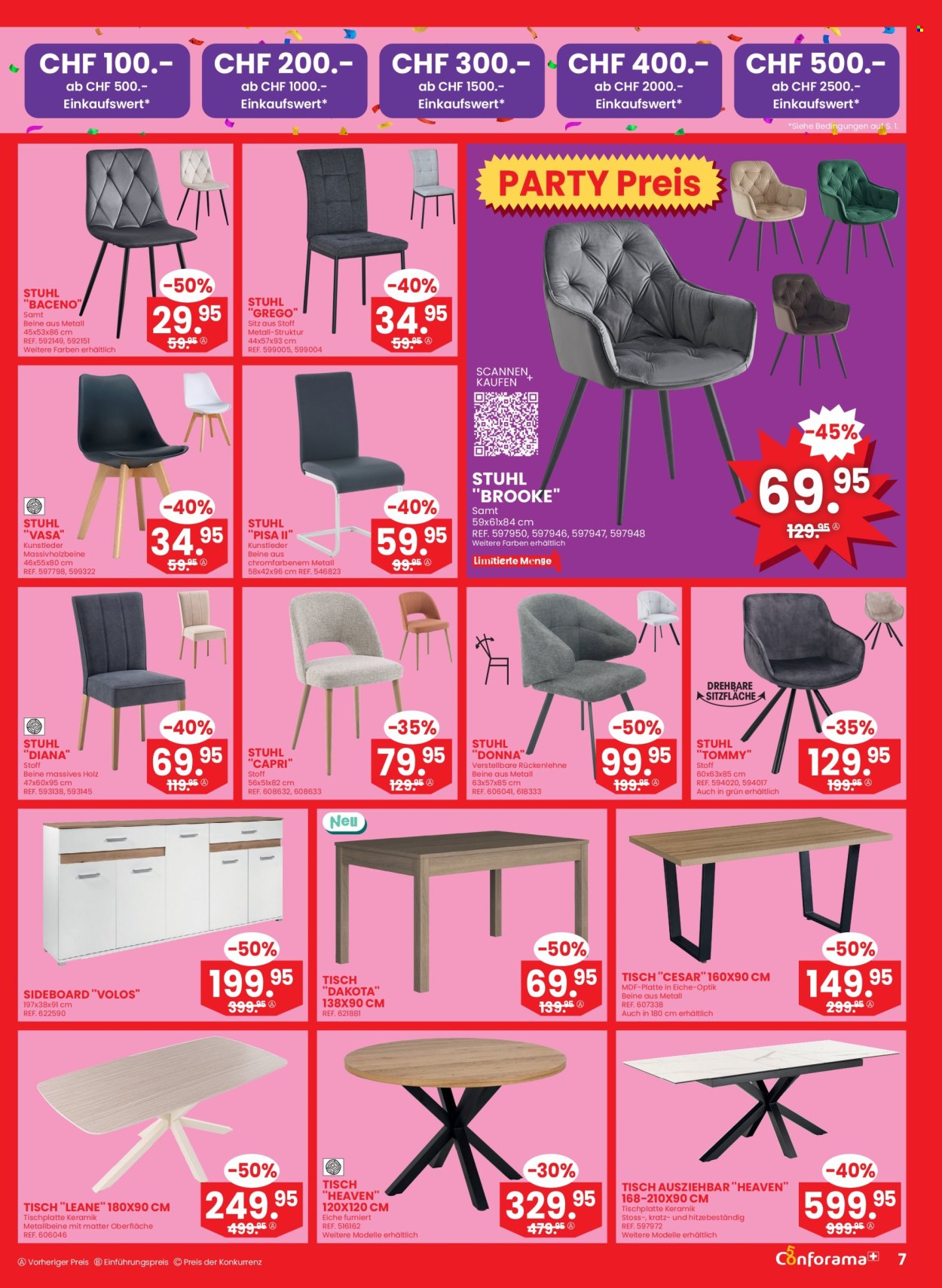 Volantino Conforama - 25.2.2026 - 10.3.2026. Pagina 7. Pagina 7