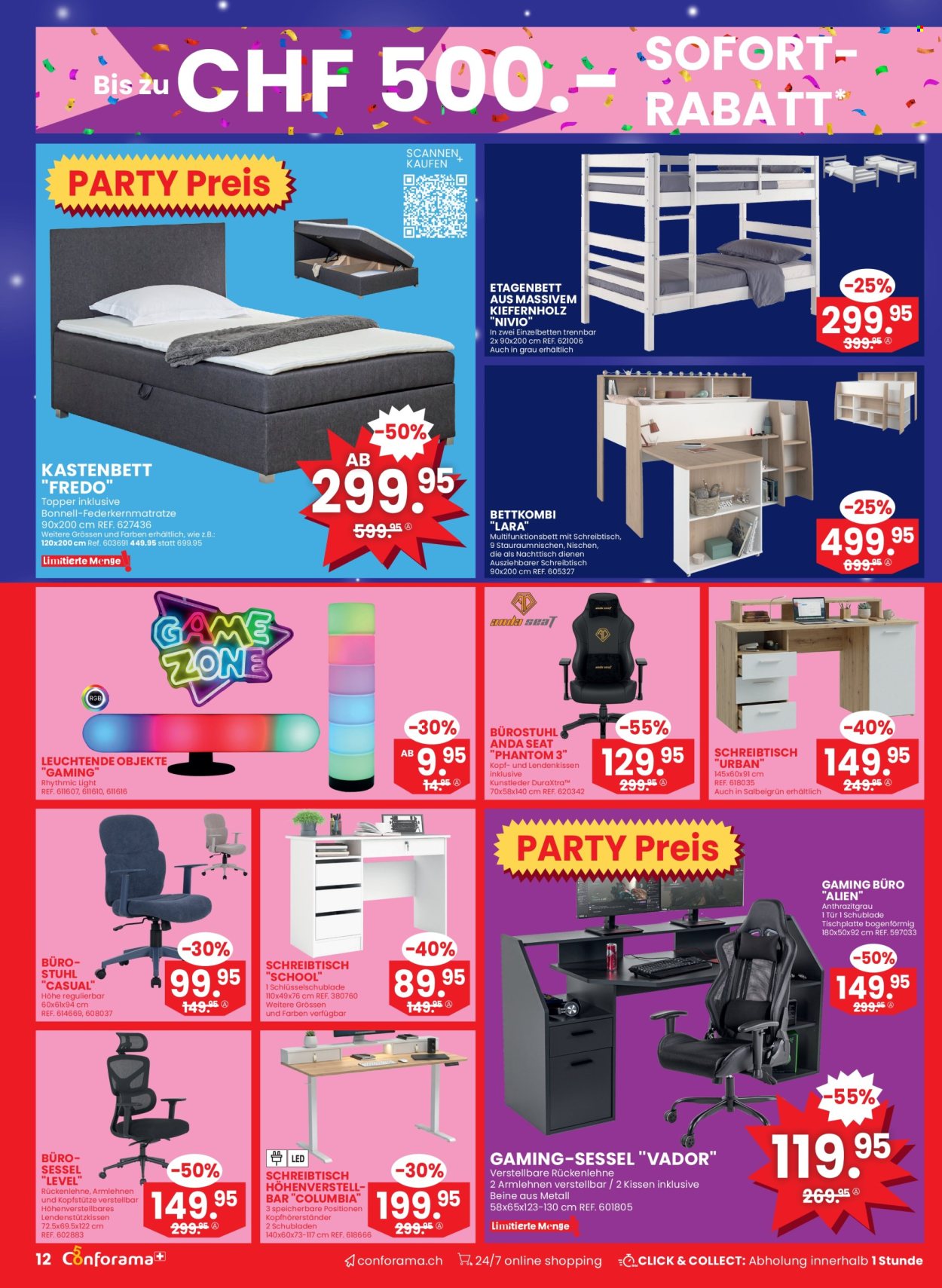 Volantino Conforama - 25.2.2026 - 10.3.2026. Pagina 12. Pagina 12