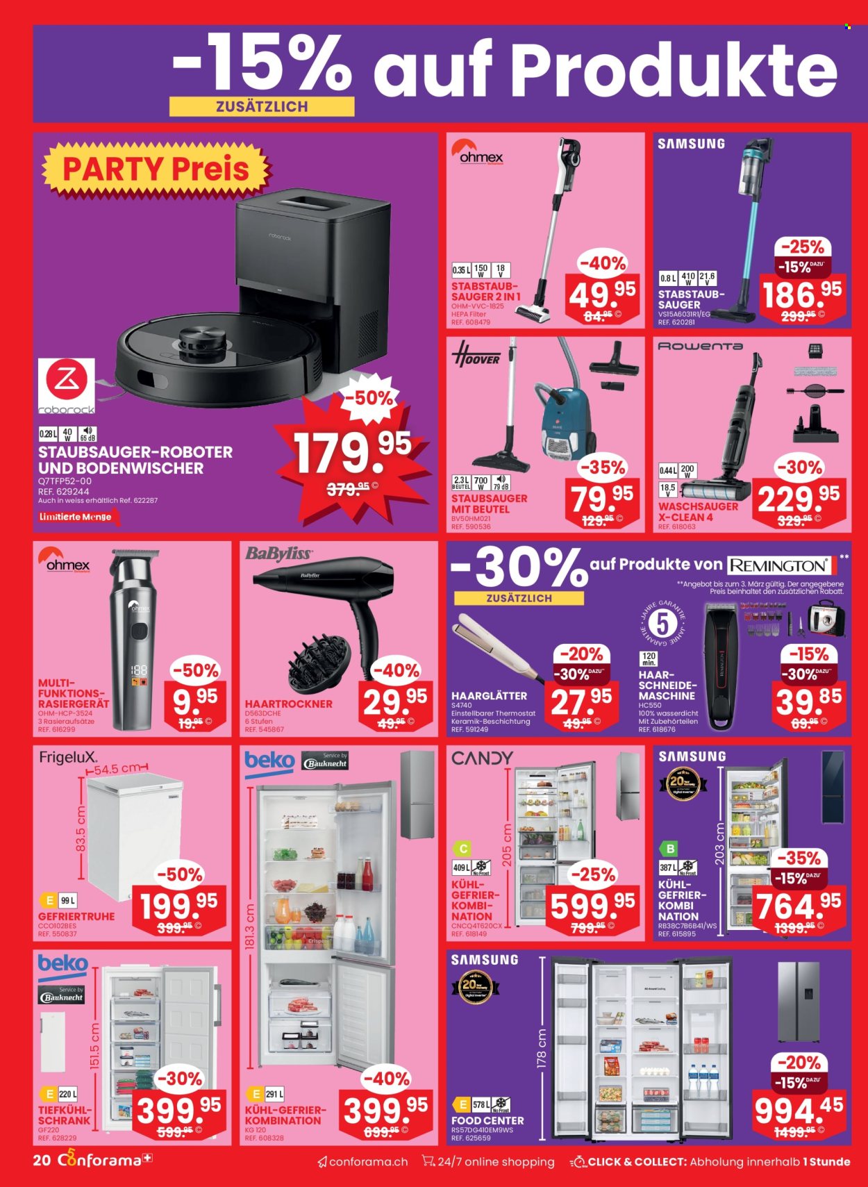 Volantino Conforama - 25.2.2026 - 10.3.2026. Pagina 20. Pagina 20