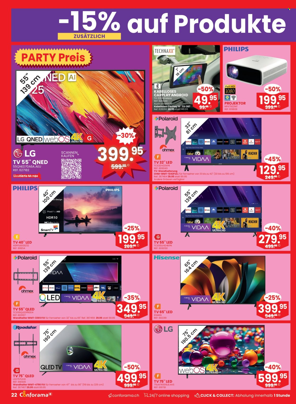 Volantino Conforama - 25.2.2026 - 10.3.2026. Pagina 22. Pagina 22