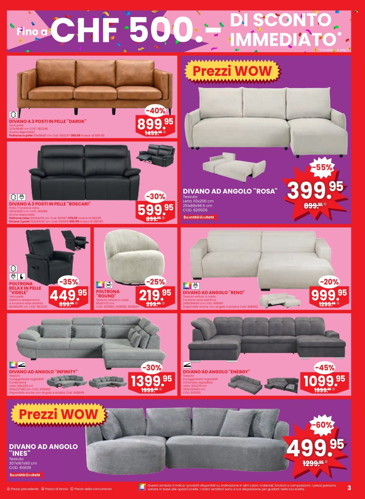 Volantino Conforama - 25.2.2026 - 10.3.2026. Pagina 3. Pagina 3