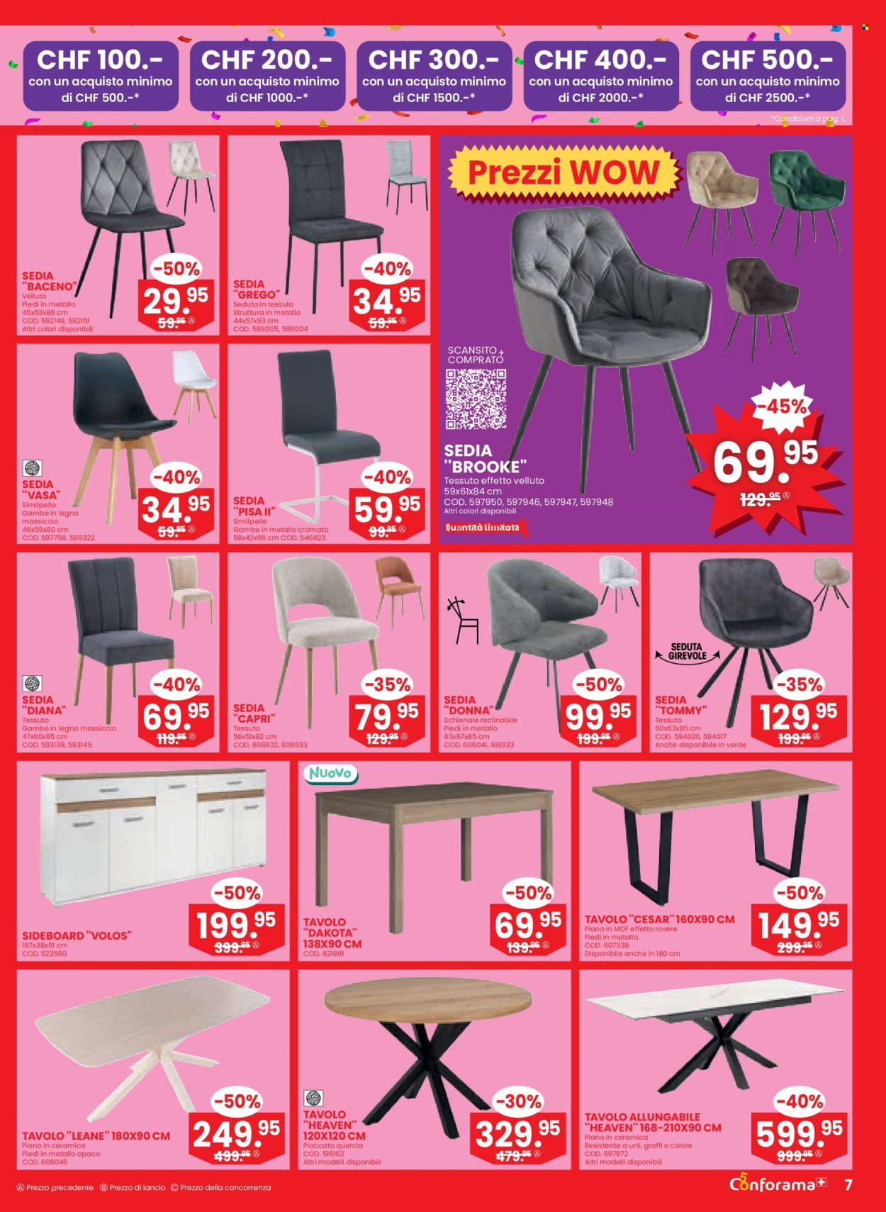 Volantino Conforama - 25.2.2026 - 10.3.2026. Pagina 7. Pagina 7