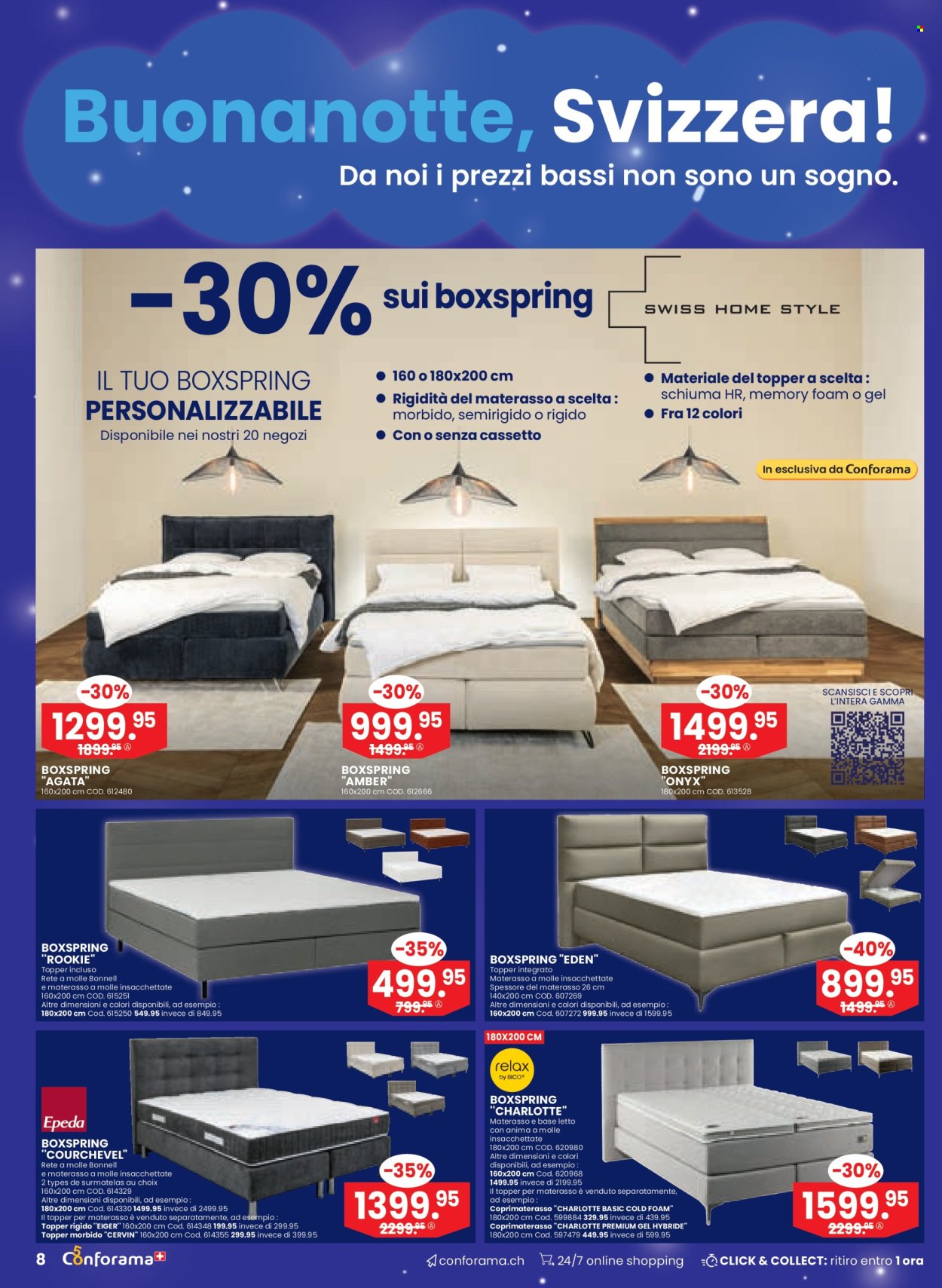 Volantino Conforama - 25.2.2026 - 10.3.2026. Pagina 8. Pagina 8