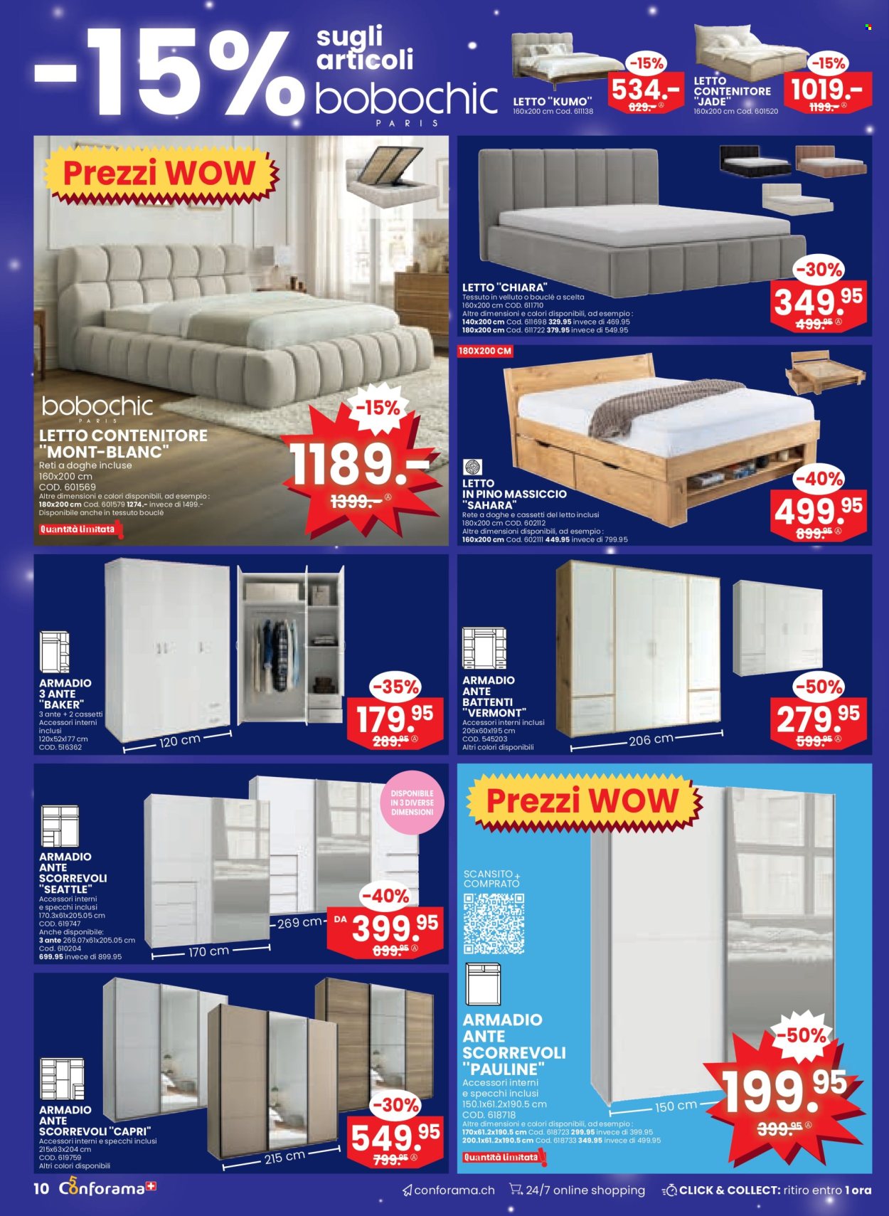 Volantino Conforama - 25.2.2026 - 10.3.2026. Pagina 10. Pagina 10