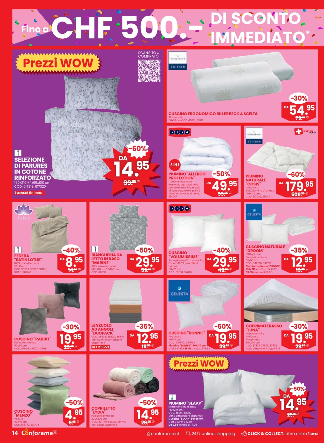 Volantino Conforama - 25.2.2026 - 10.3.2026. Pagina 14. Pagina 14