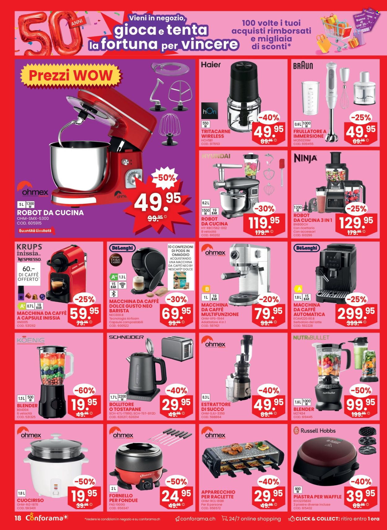 Volantino Conforama - 25.2.2026 - 10.3.2026. Pagina 18. Pagina 18