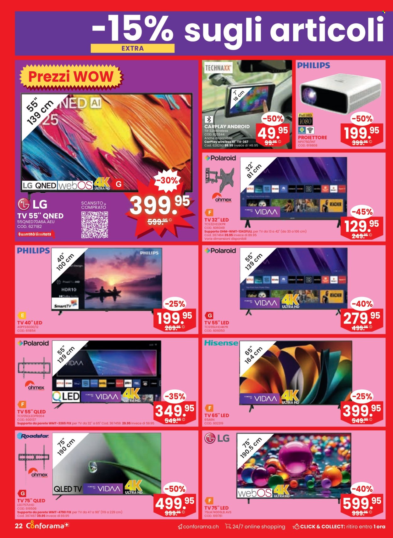 Volantino Conforama - 25.2.2026 - 10.3.2026. Pagina 22. Pagina 22