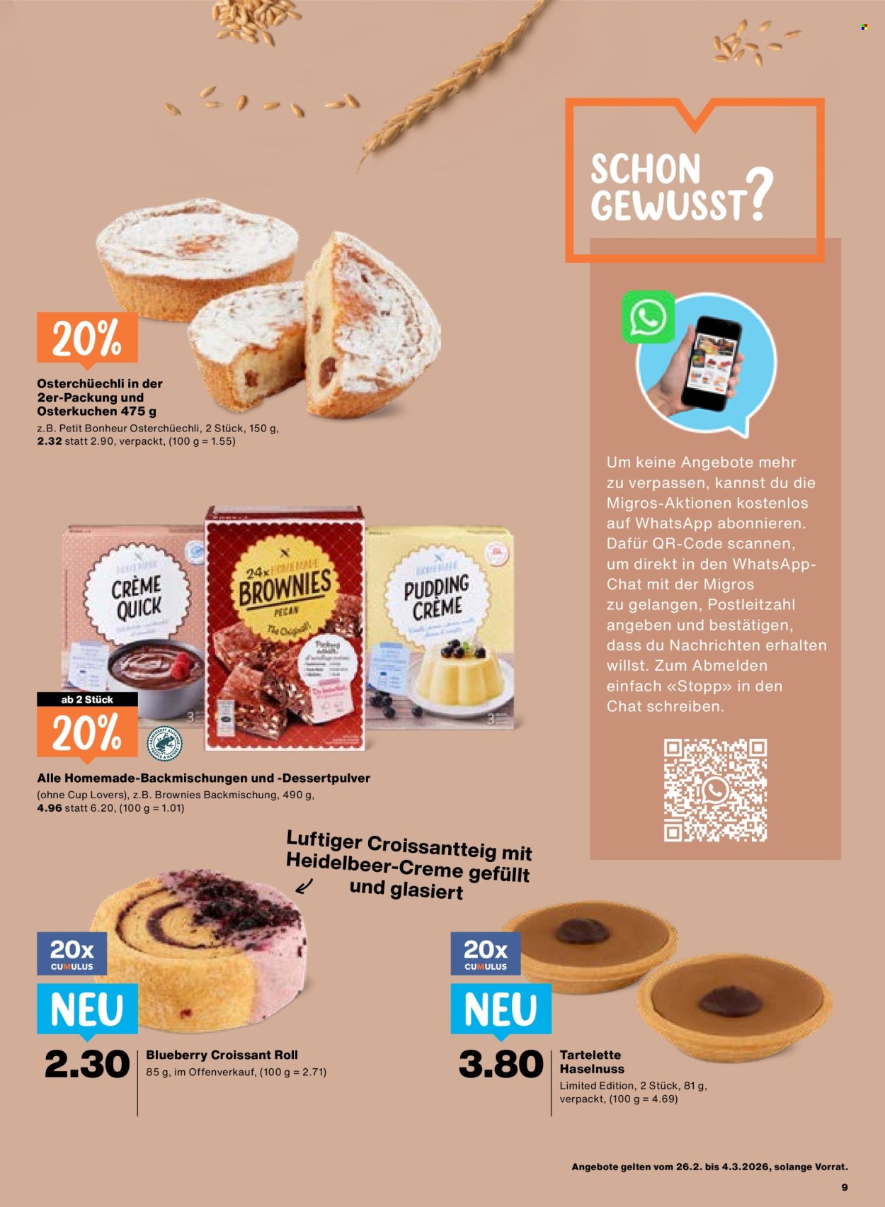 Volantino Migros - 26.2.2026 - 4.3.2026. Pagina 9. Pagina 9