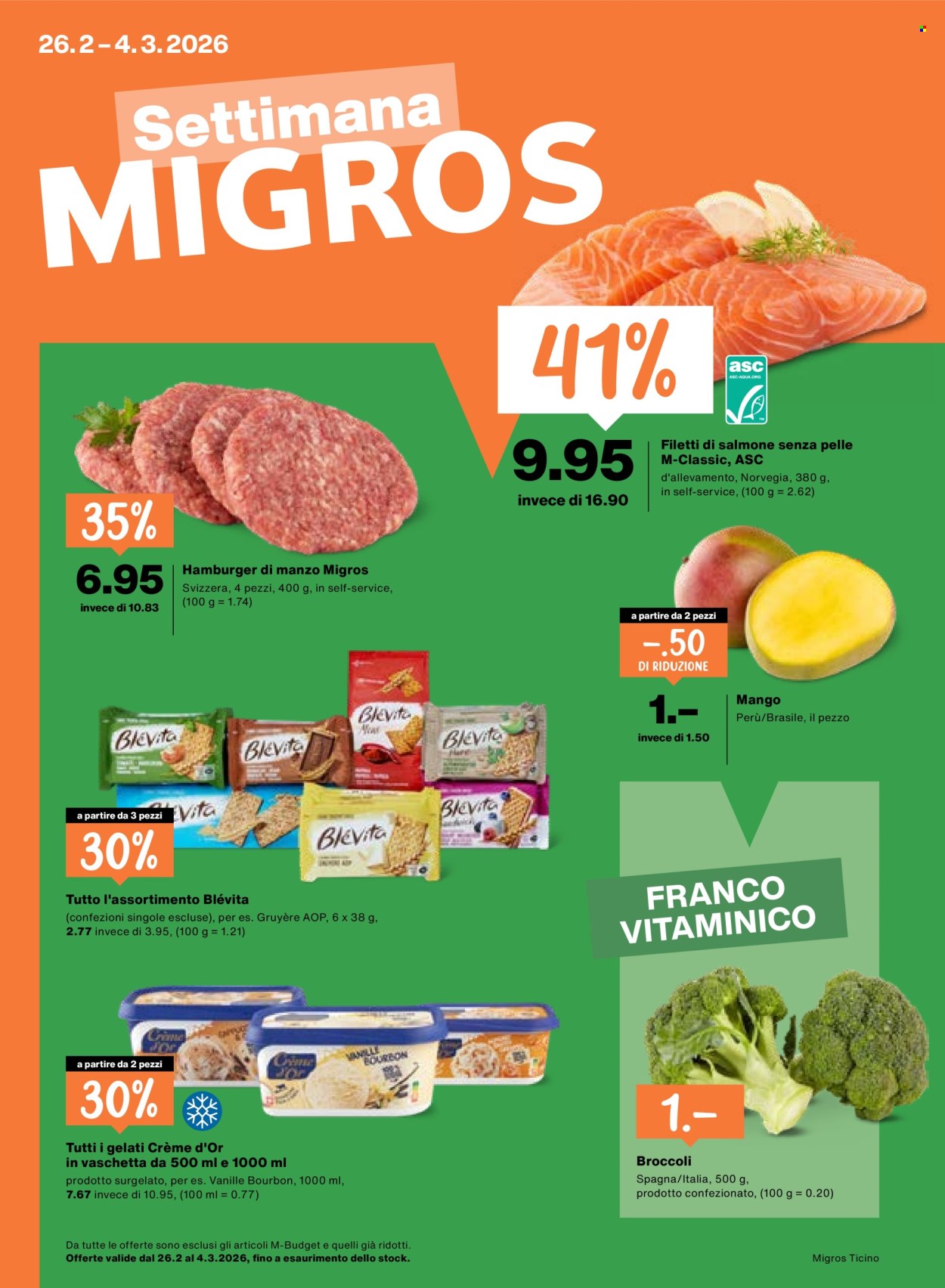 Volantino Migros - 26.2.2026 - 4.3.2026. Pagina 1. Pagina 1