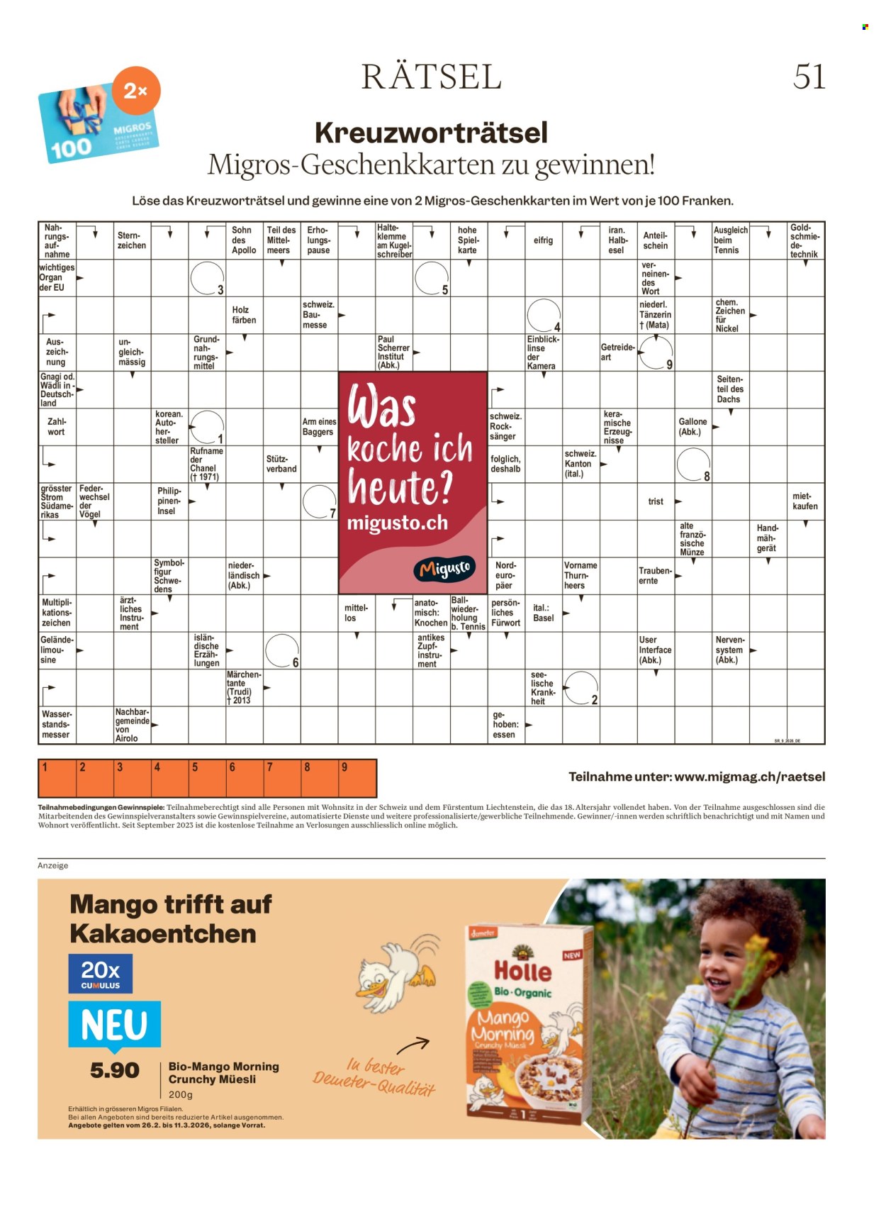 Volantino Migros - 25.2.2026 - 4.3.2026. Pagina 51. Pagina 51