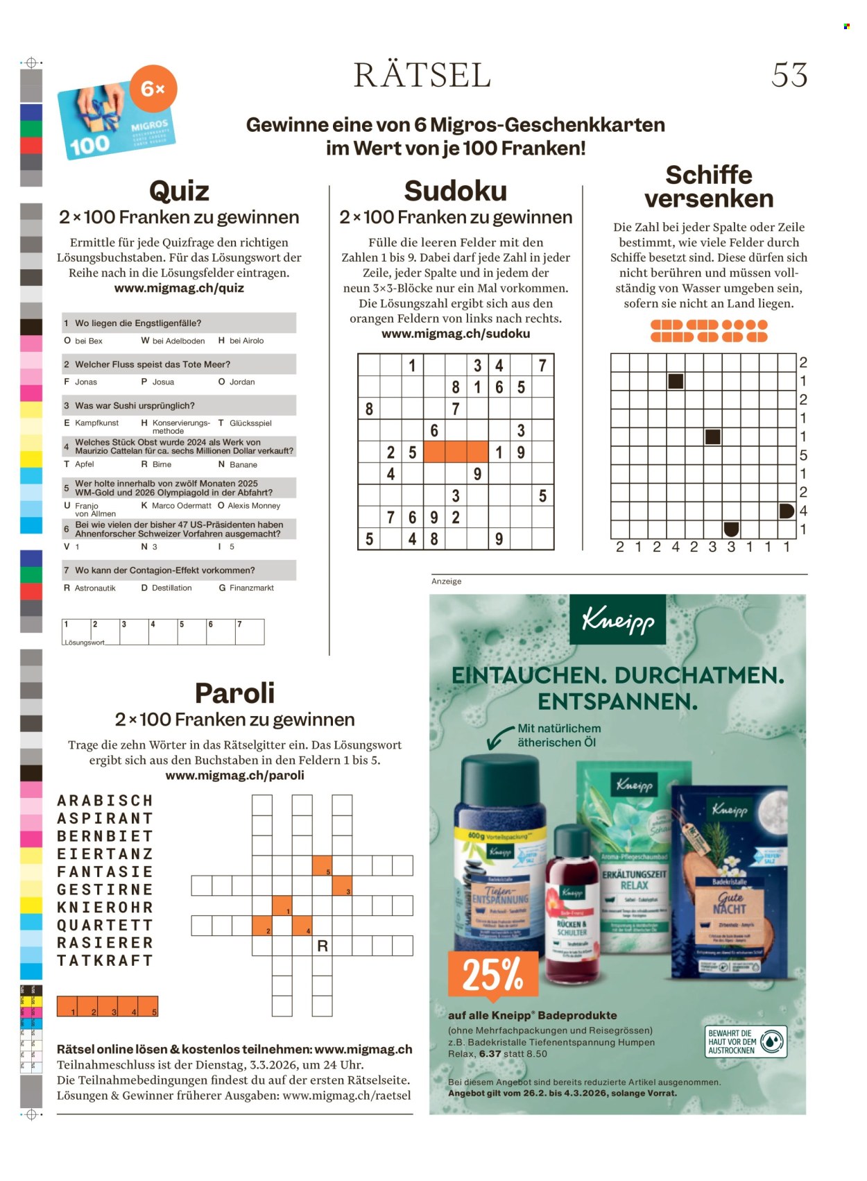 Volantino Migros - 25.2.2026 - 4.3.2026. Pagina 53. Pagina 53