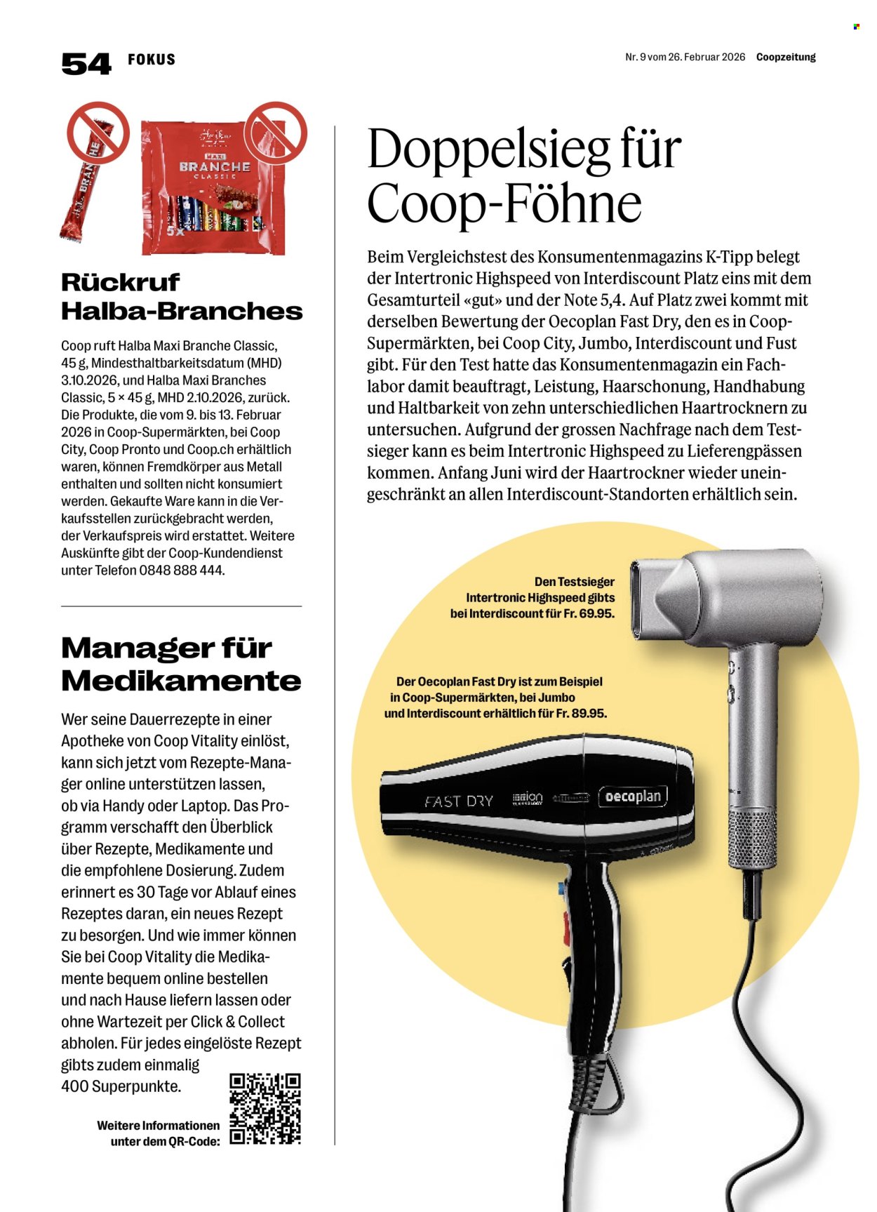 Volantino Coop - 26.2.2026 - 4.3.2026. Pagina 54. Pagina 54