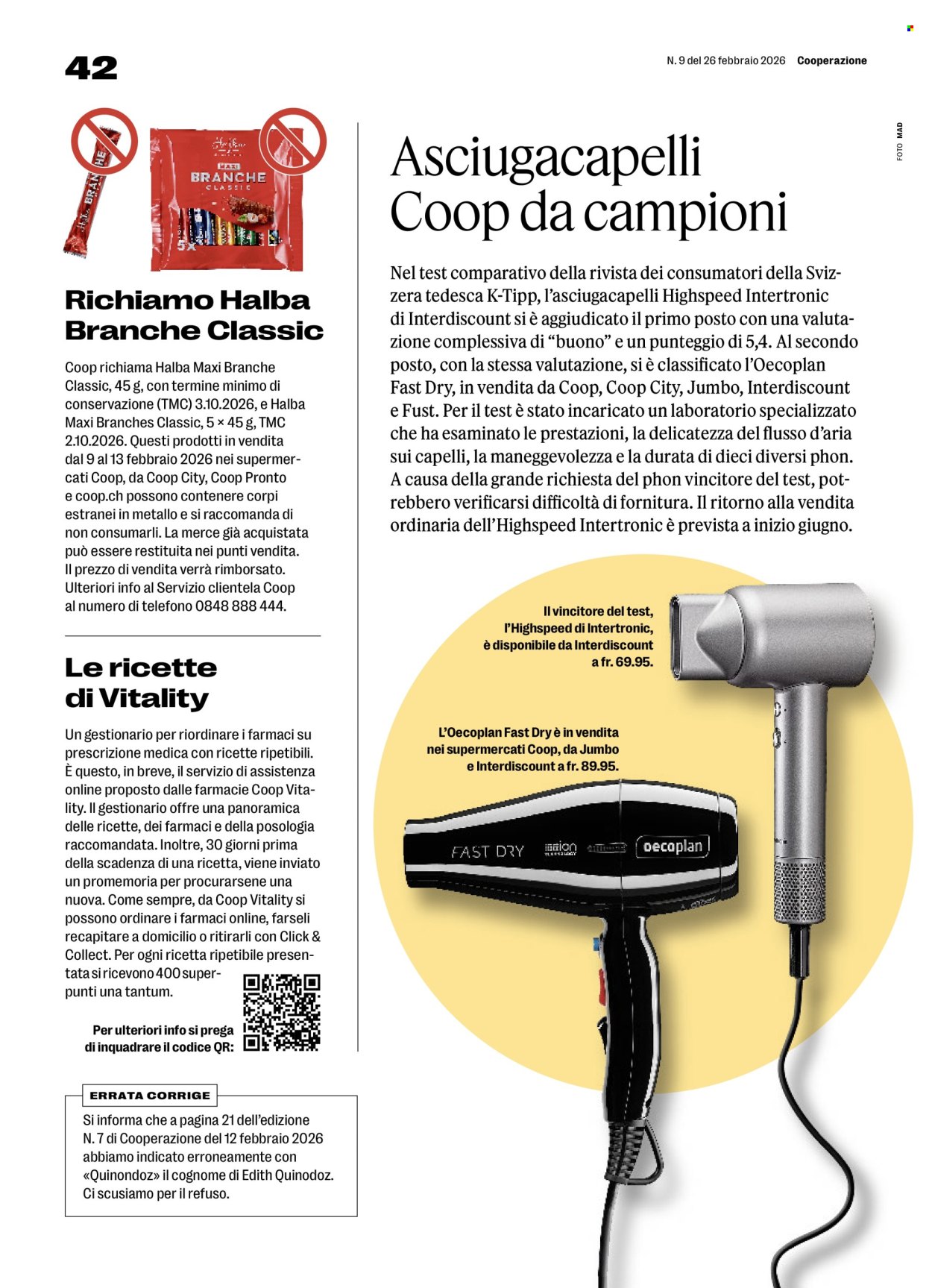 Volantino Coop - 26.2.2026 - 4.3.2026. Pagina 42. Pagina 42