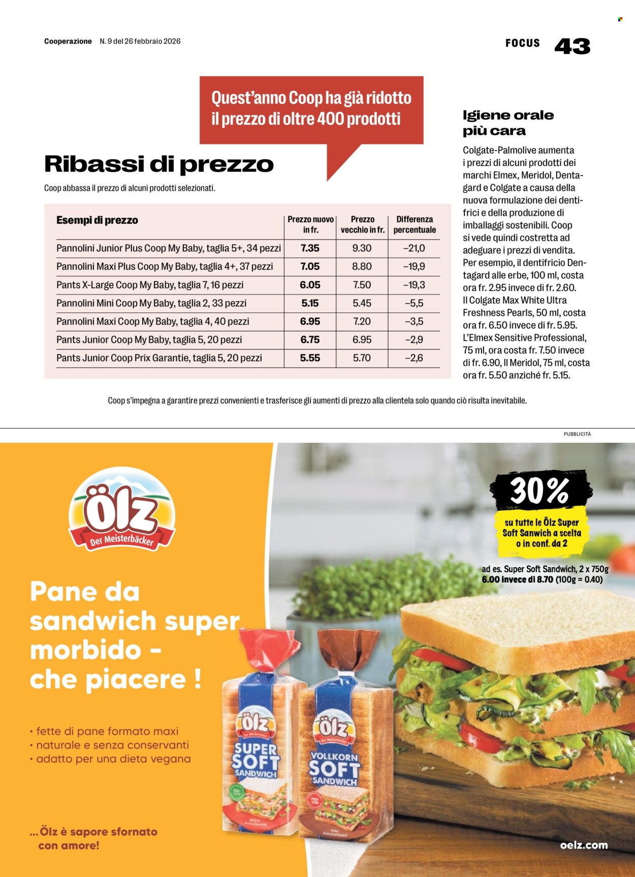 Volantino Coop - 26.2.2026 - 4.3.2026. Pagina 43. Pagina 43