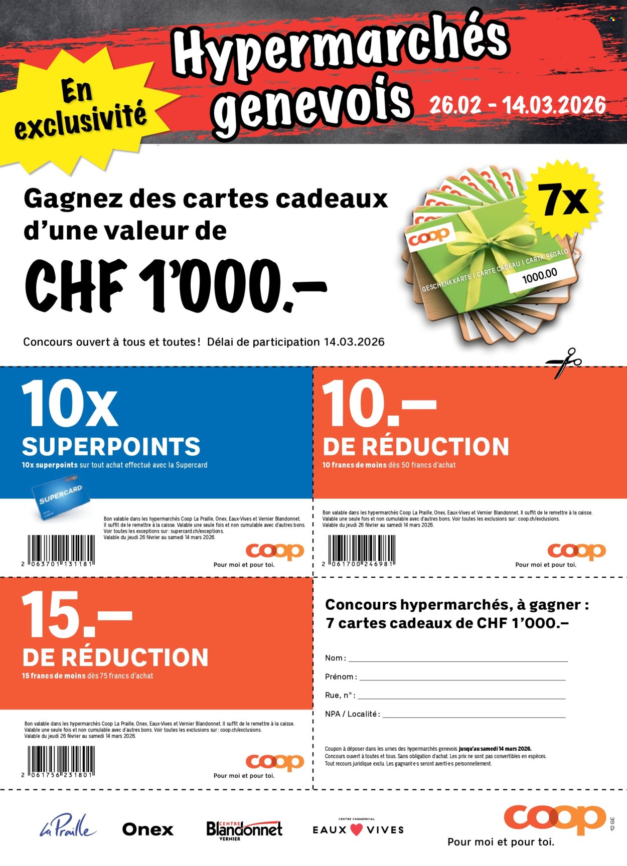 Volantino Coop - 26.2.2026 - 4.3.2026. Pagina 46. Pagina 46