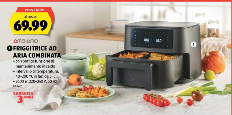 FRIGGITRICE AD ARIA COMBINATA