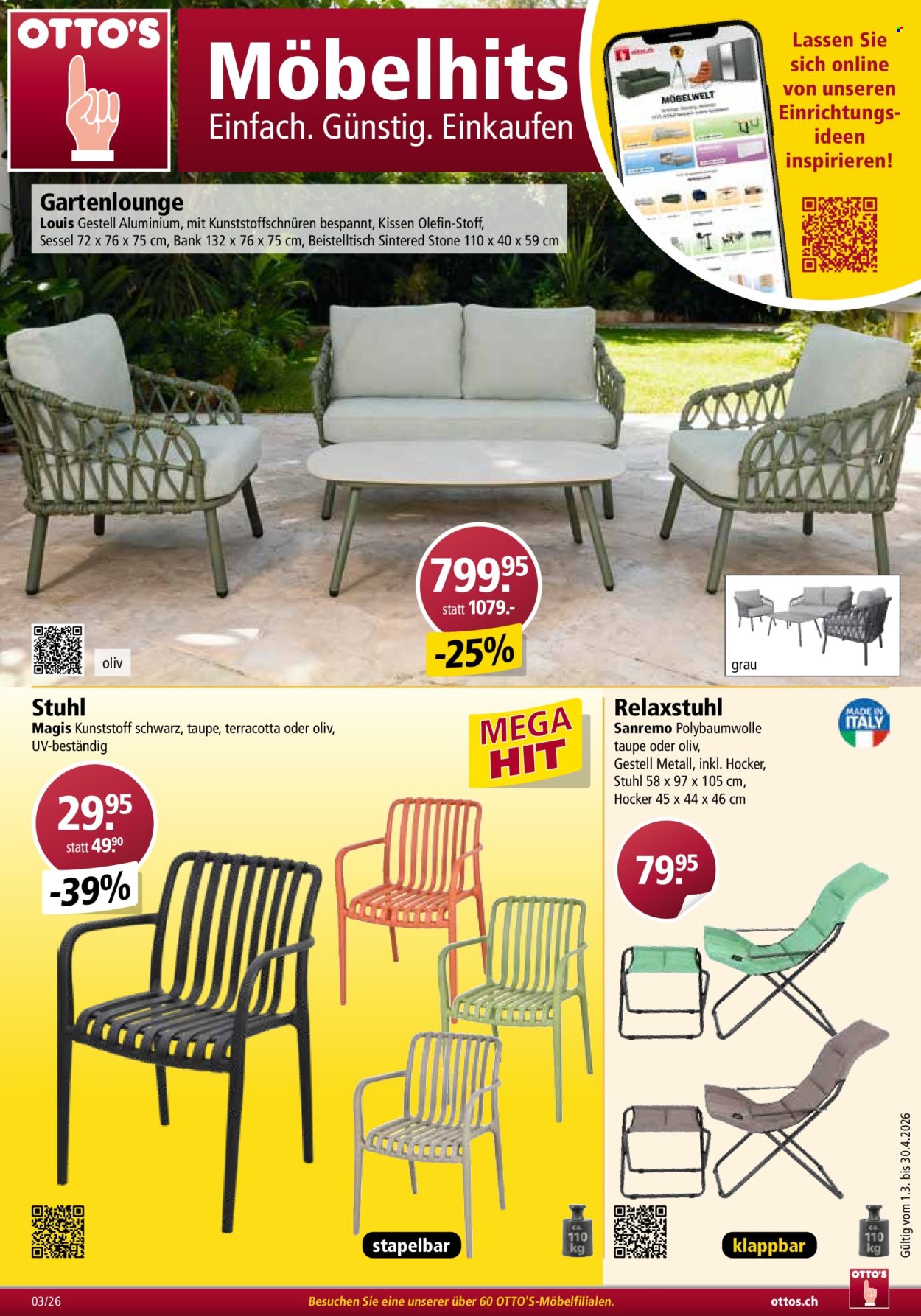 Volantino Otto's - 1.3.2026 - 30.4.2026. Pagina 1. Pagina 1
