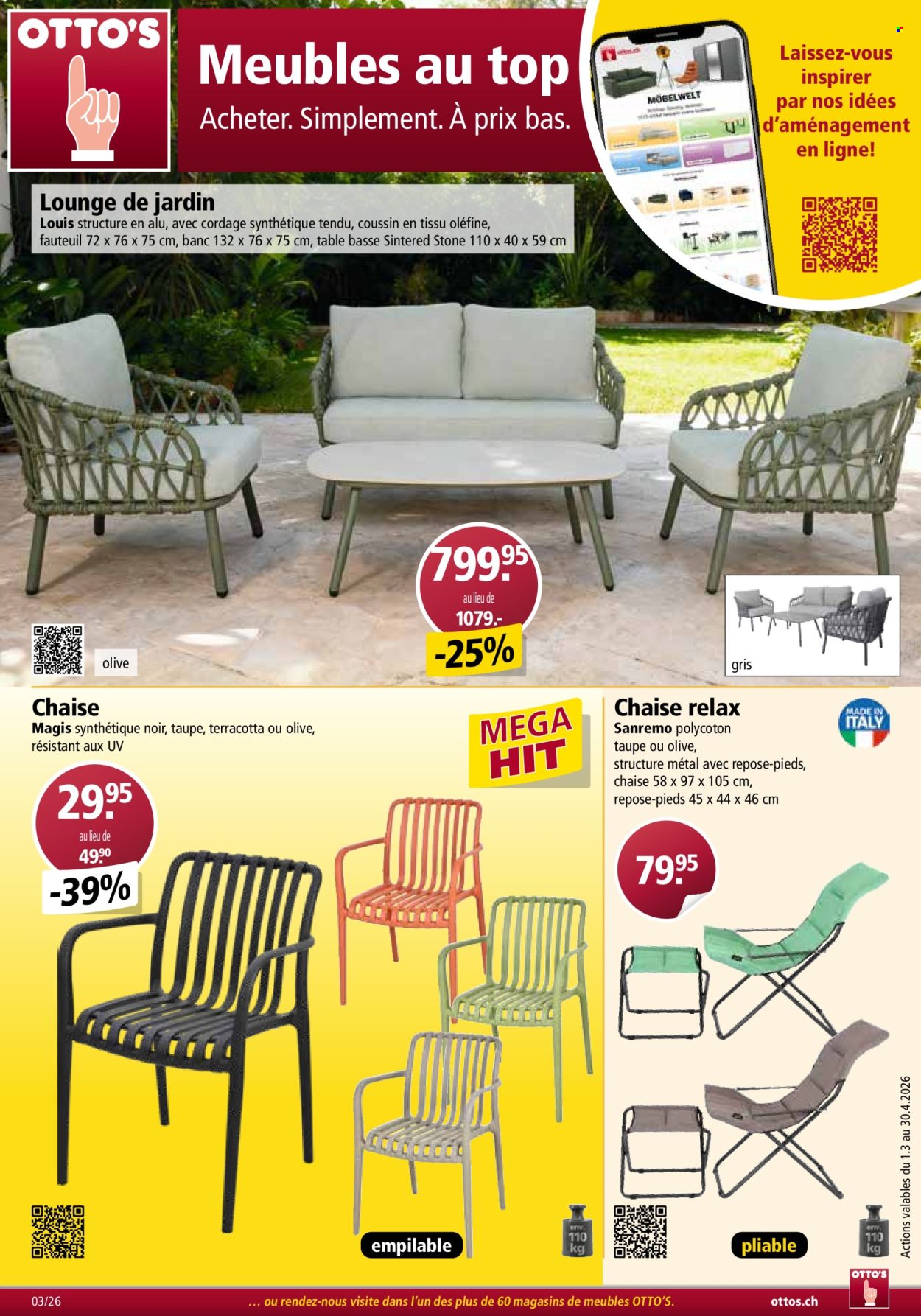 Volantino Otto's - 1.3.2026 - 30.4.2026. Pagina 1. Pagina 1