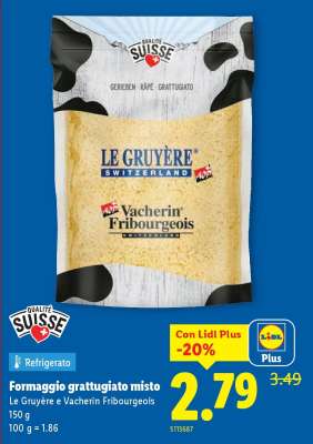 Formaggio grattugiato misto