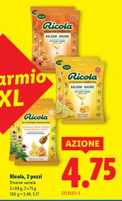 Ricola, 2 pezzi