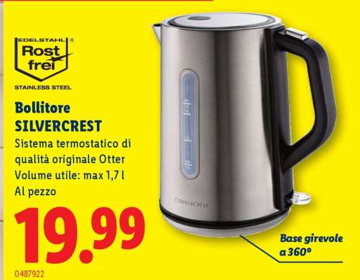 Bollitore SilverCrest