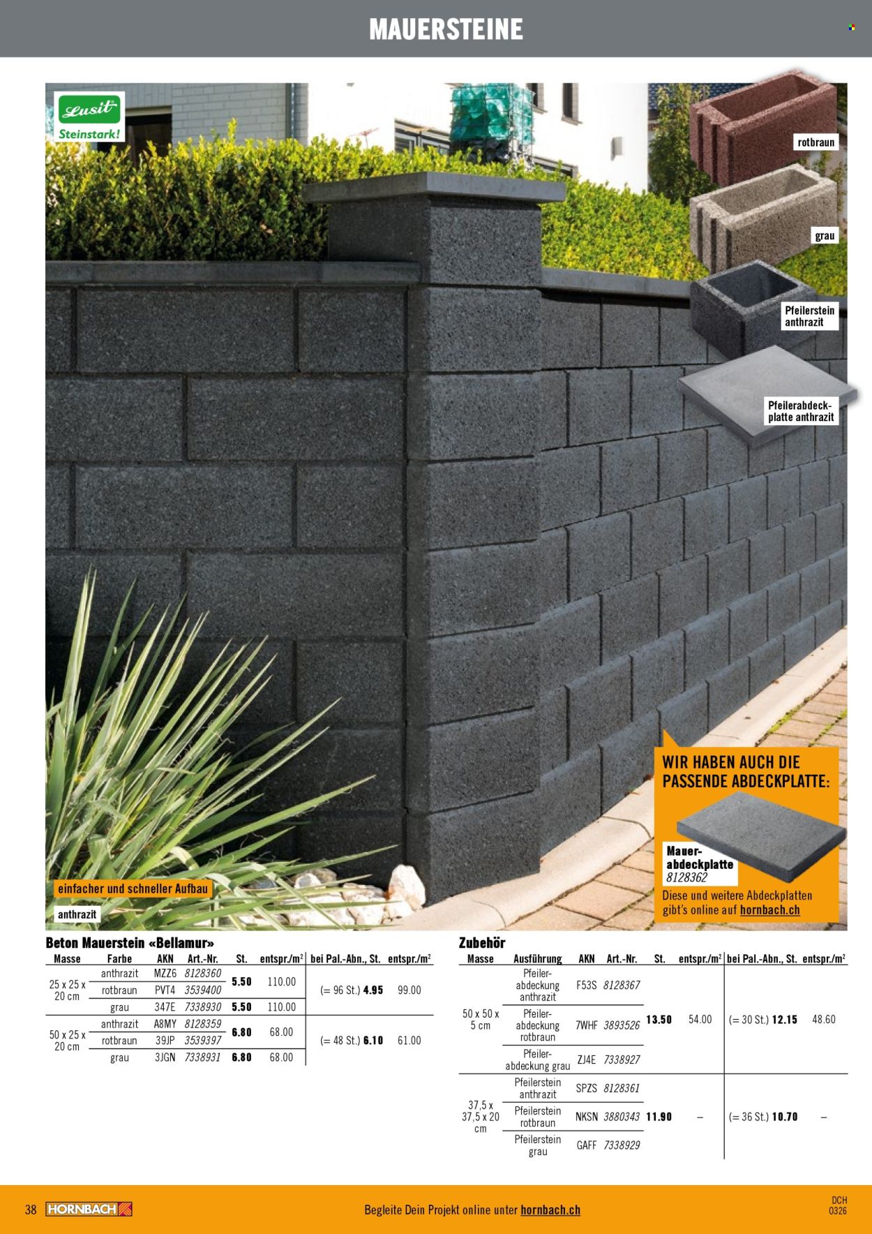 Volantino Hornbach - 4.3.2026 - 31.3.2026. Pagina 38. Pagina 38