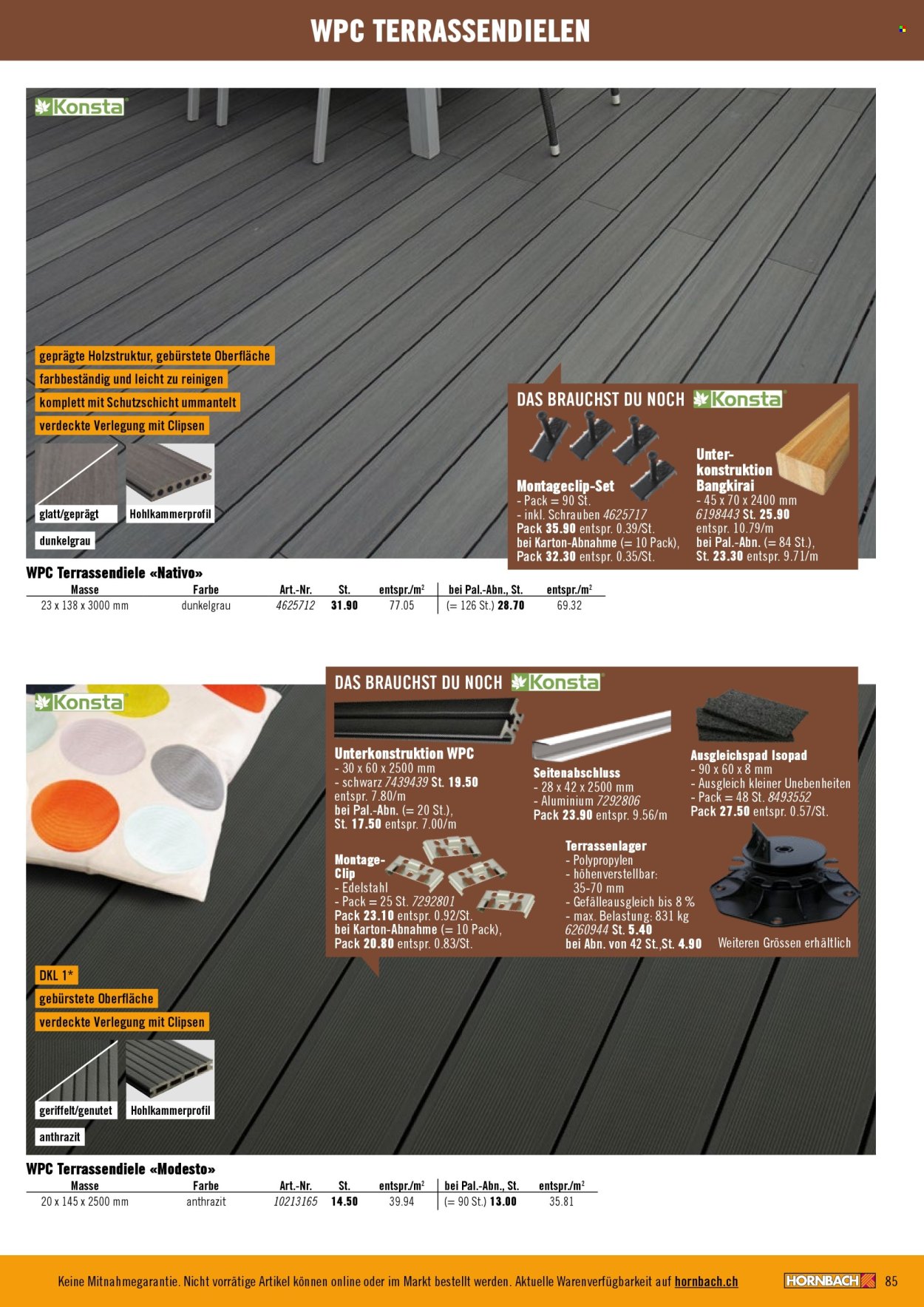 Volantino Hornbach - 4.3.2026 - 31.3.2026. Pagina 85. Pagina 85