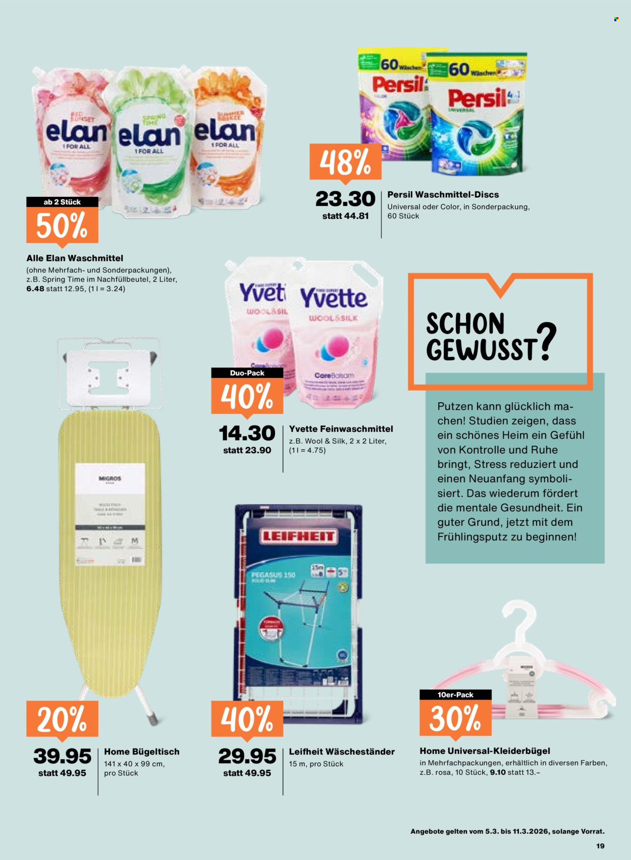 Volantino Migros - 5.3.2026 - 11.3.2026. Pagina 19. Pagina 19