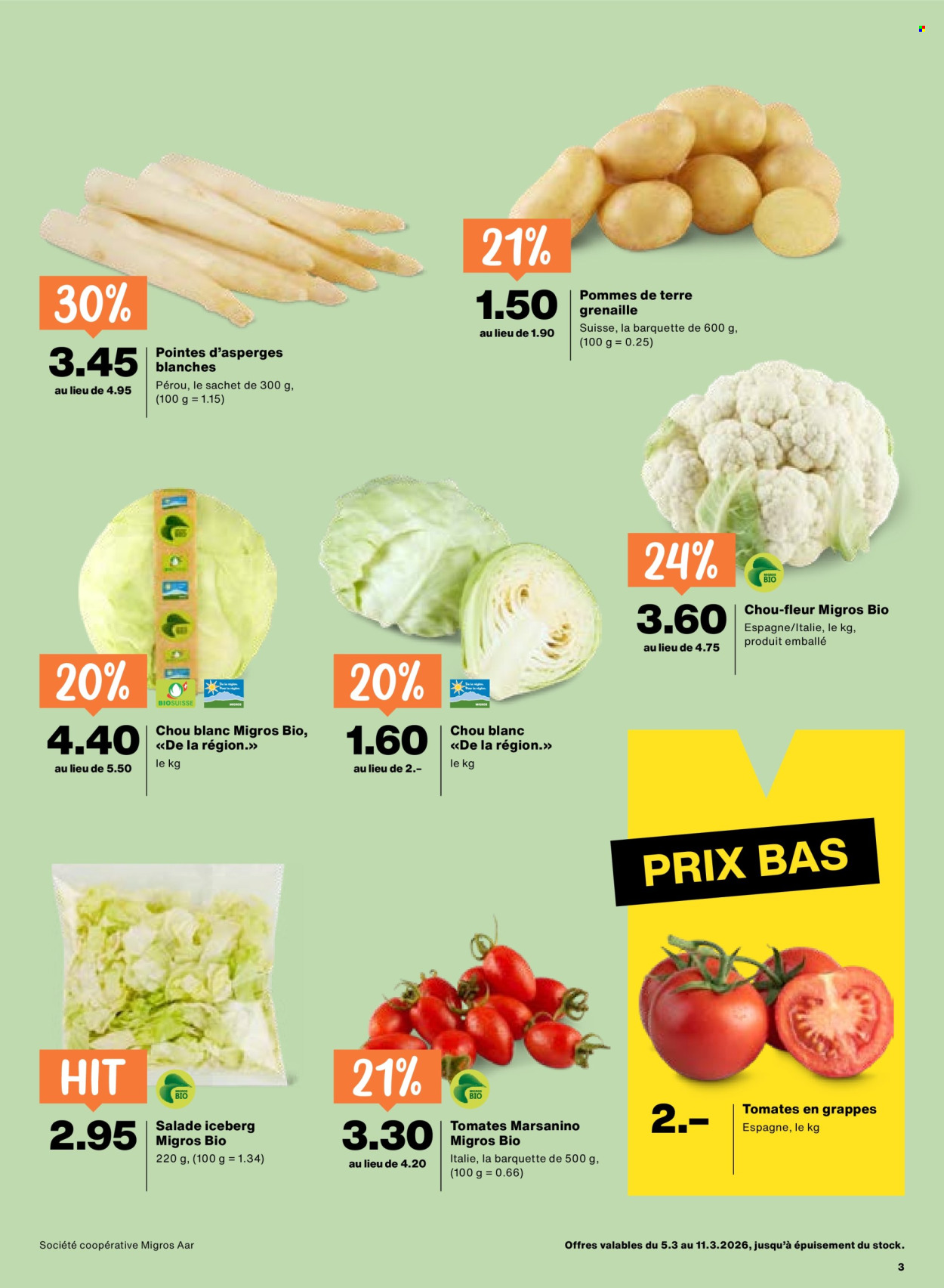 Volantino Migros - 5.3.2026 - 11.3.2026. Pagina 3. Pagina 3
