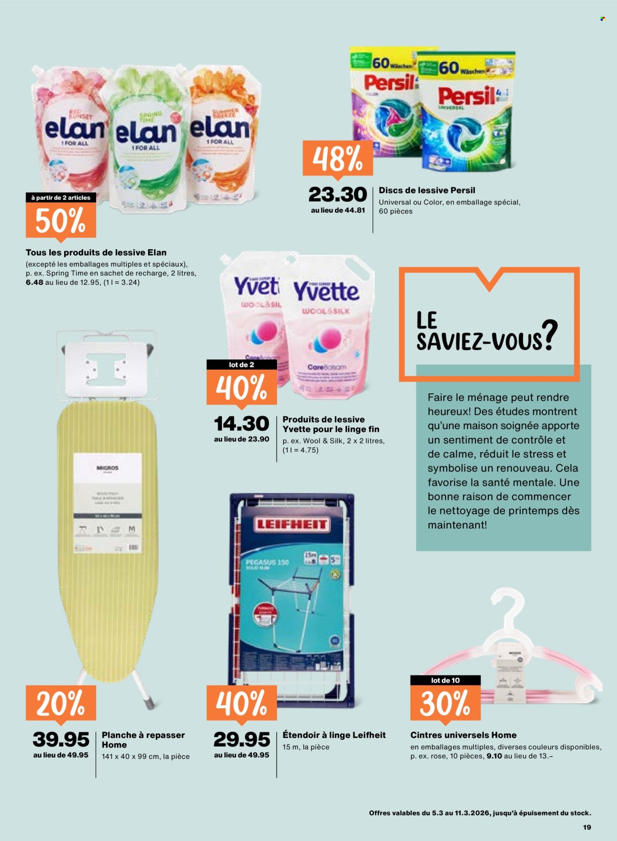 Volantino Migros - 5.3.2026 - 11.3.2026. Pagina 19. Pagina 19