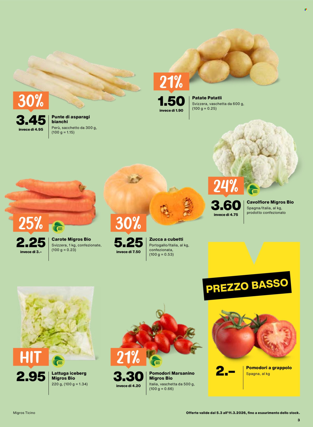 Volantino Migros - 5.3.2026 - 11.3.2026. Pagina 3. Pagina 3