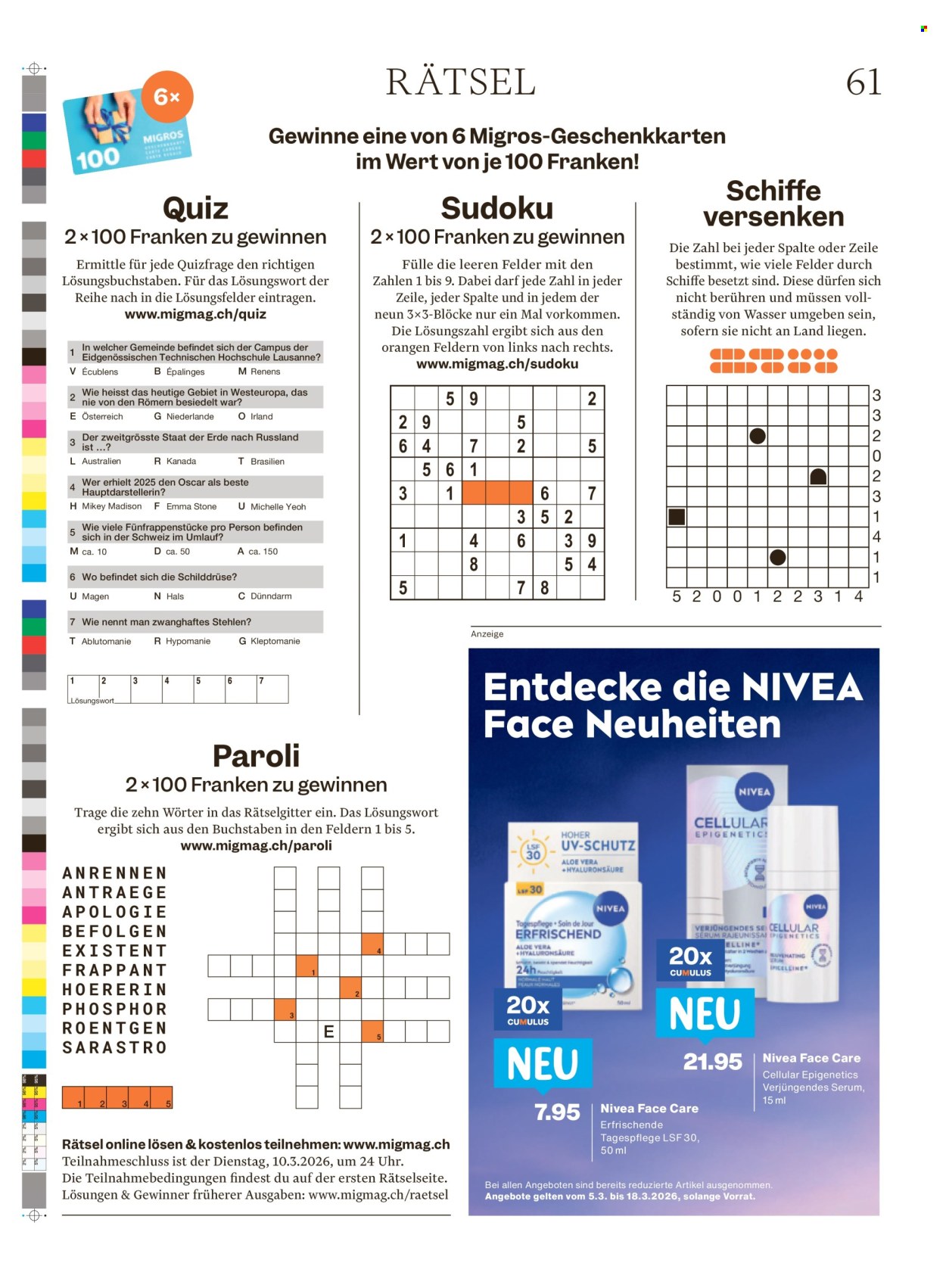 Volantino Migros - 4.3.2026 - 11.3.2026. Pagina 61. Pagina 61