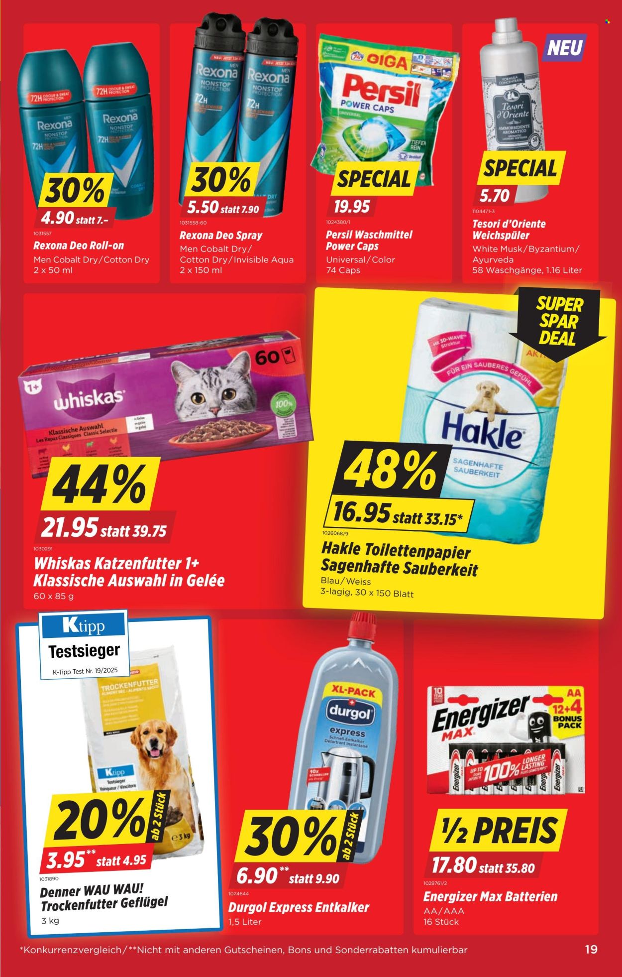 Volantino Denner - 12.3.2026 - 18.3.2026. Pagina 19. Pagina 19