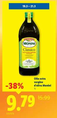 Olio extra vergine d’oliva Monini