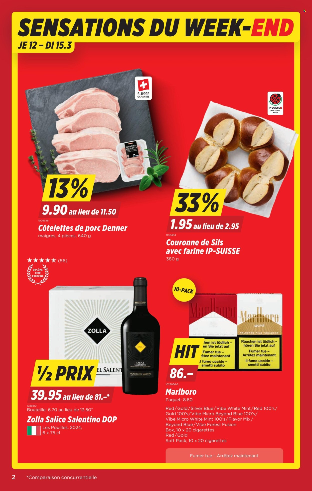 Volantino Denner - 12.3.2026 - 18.3.2026. Pagina 2. Pagina 2