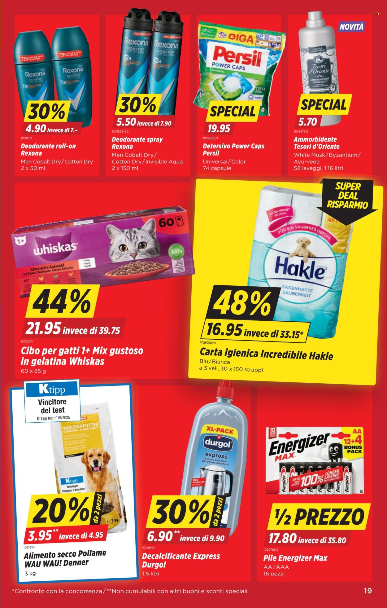 Volantino Denner - 12.3.2026 - 18.3.2026. Pagina 19. Pagina 19