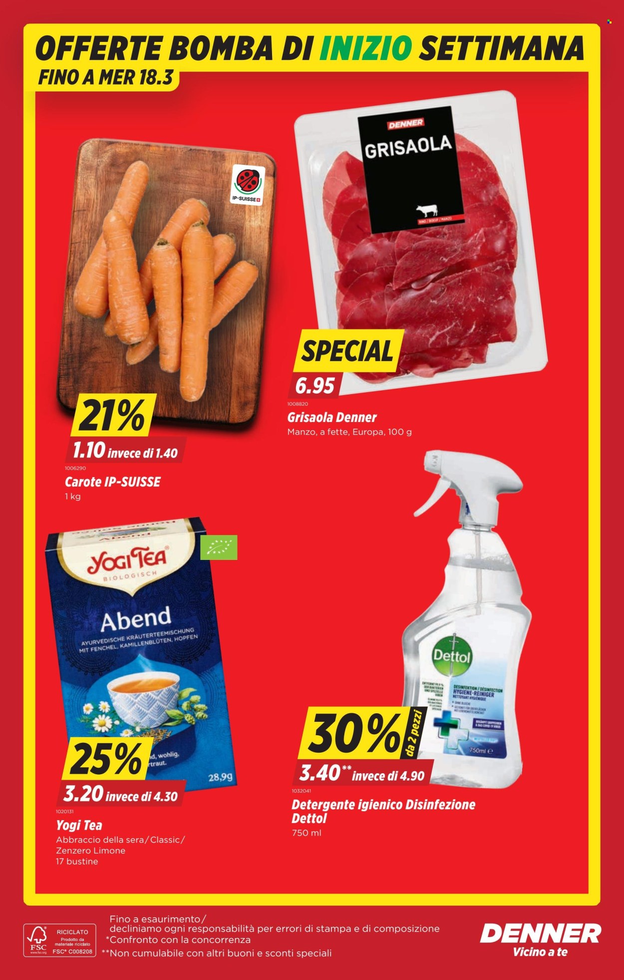 Volantino Denner - 12.3.2026 - 18.3.2026. Pagina 22. Pagina 22