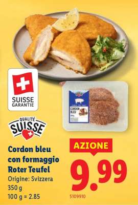 Cordon bleu con formaggio Roter Teufel