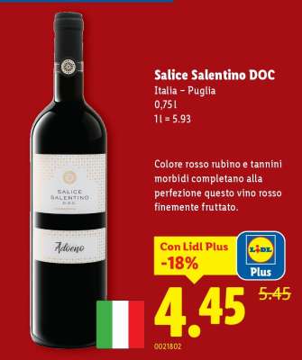 Salice Salentino DOC​