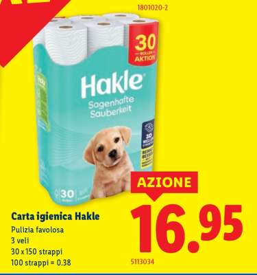 Carta igienica Hakle