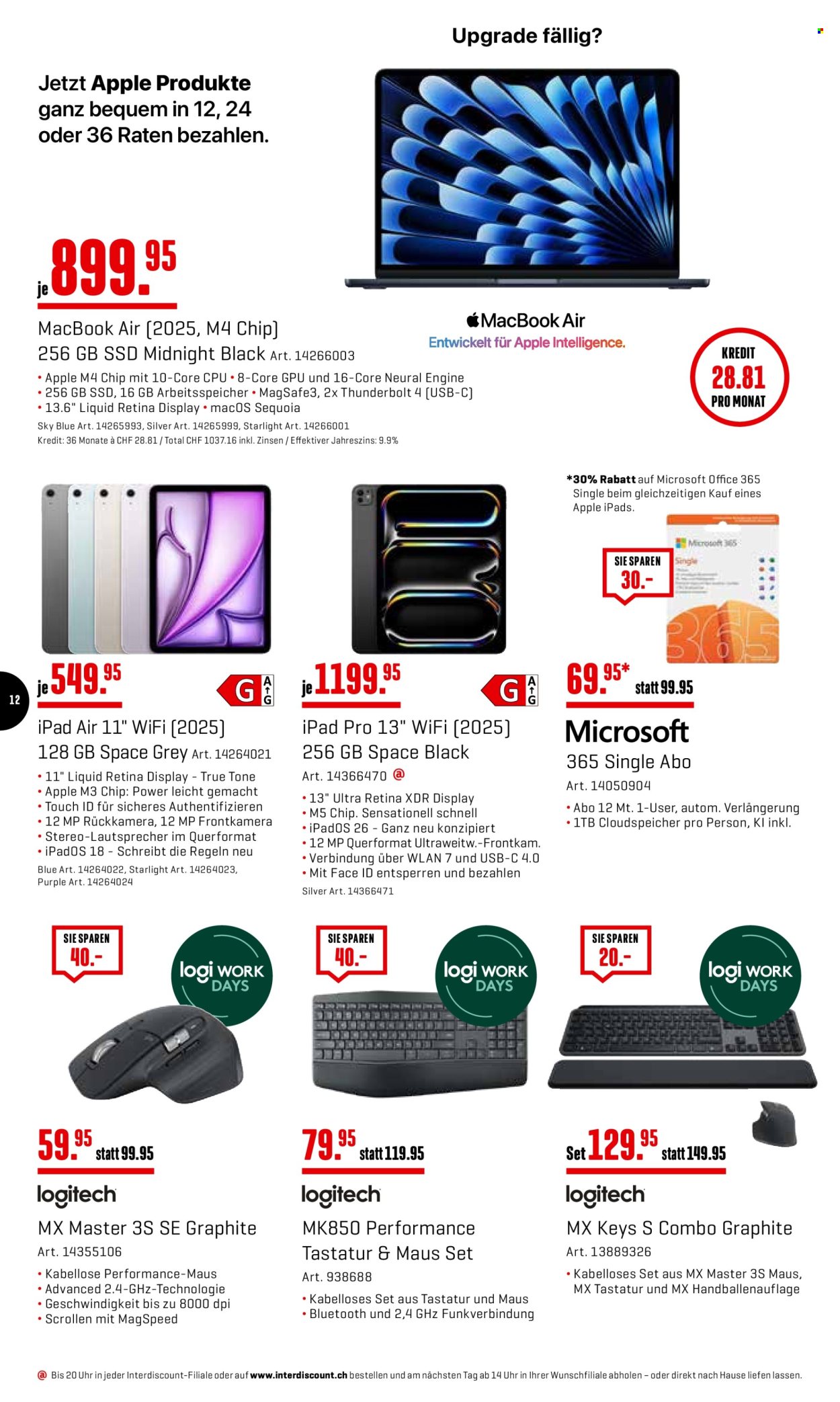 Volantino Interdiscount - 9.3.2026 - 22.3.2026. Pagina 12. Pagina 12