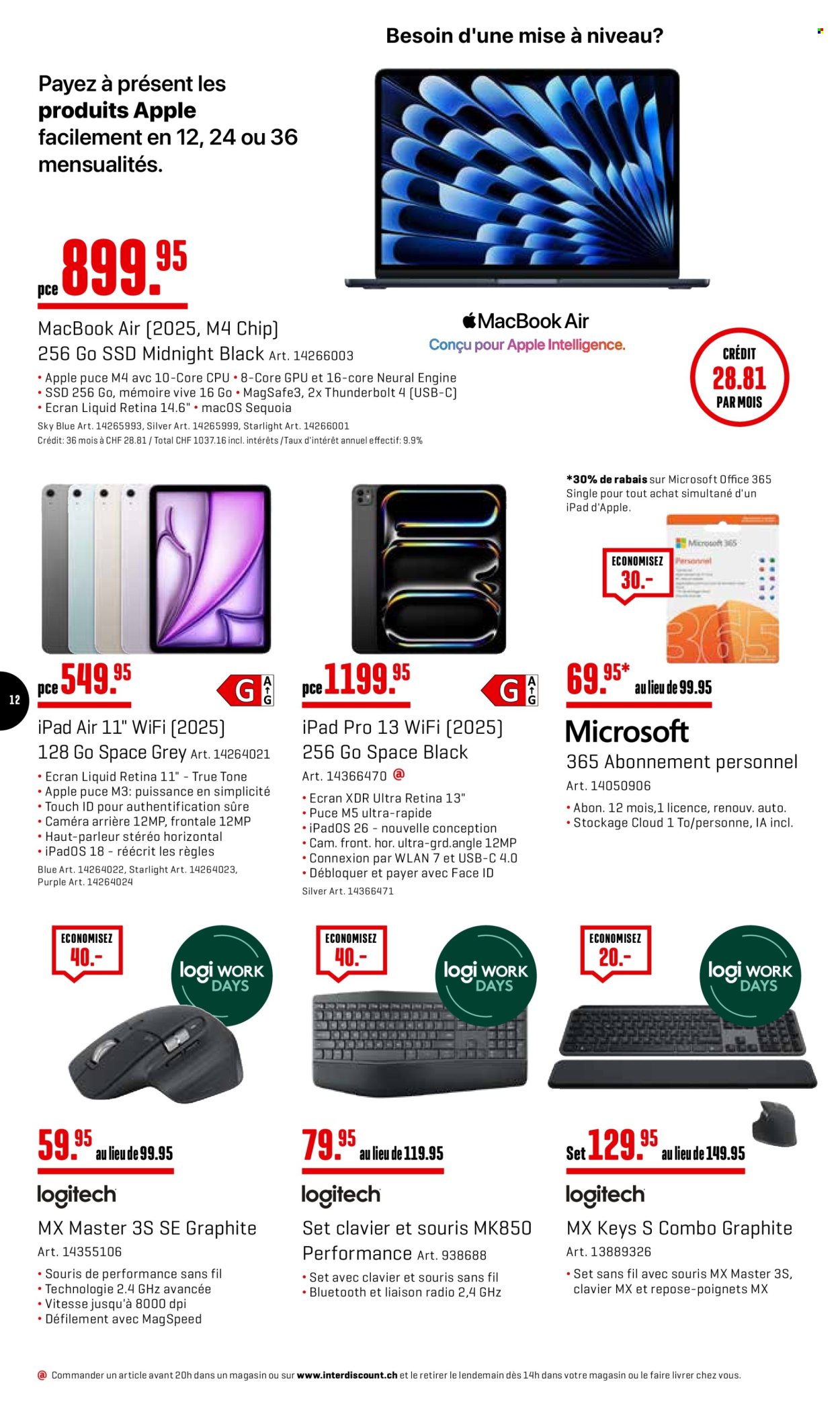 Volantino Interdiscount - 9.3.2026 - 22.3.2026. Pagina 12. Pagina 12