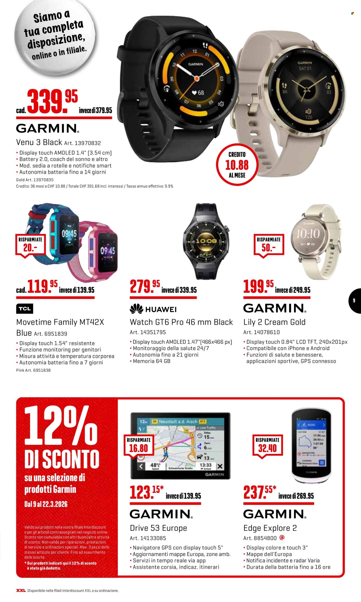 Volantino Interdiscount - 9.3.2026 - 22.3.2026. Pagina 9. Pagina 9