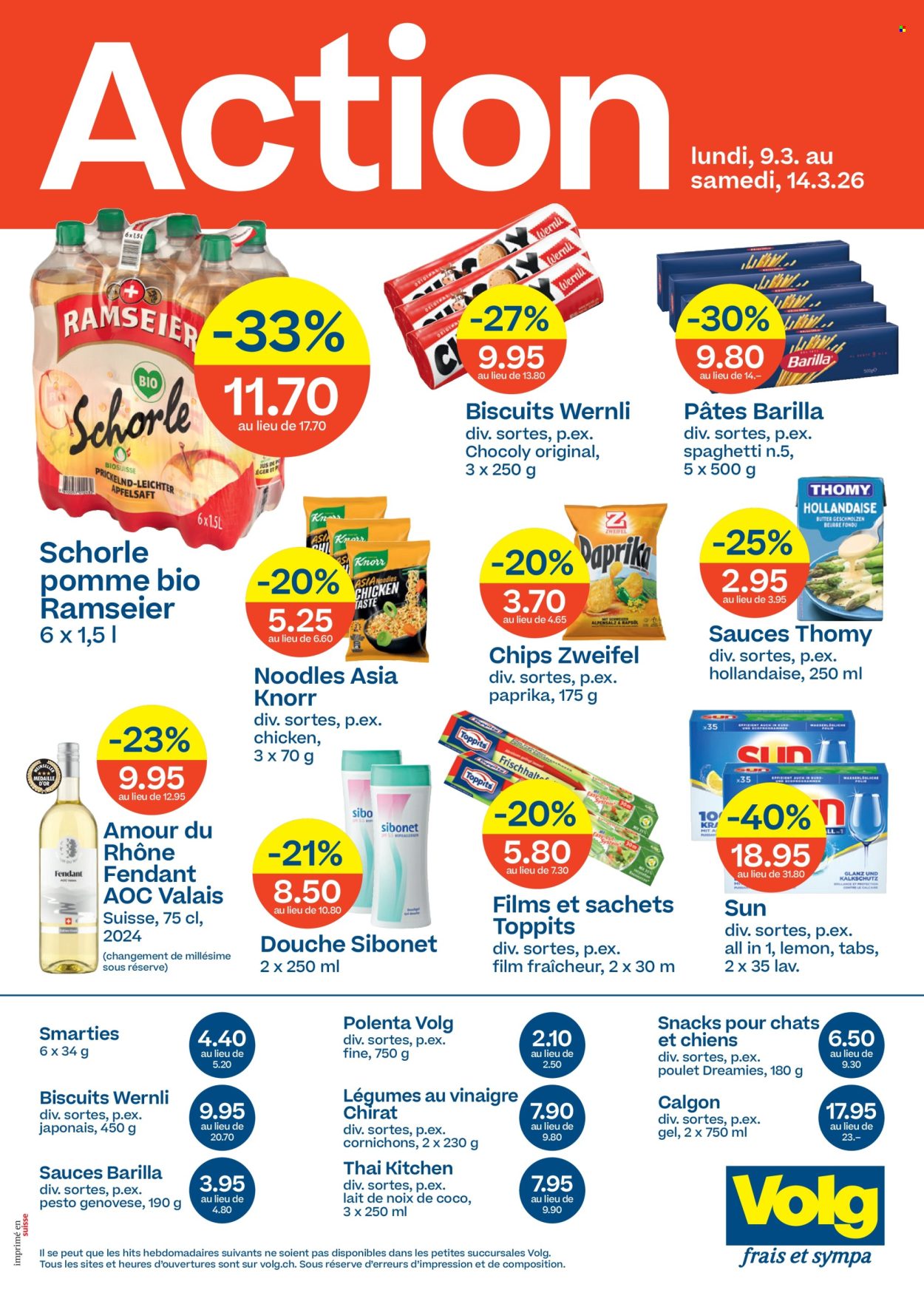 Volantino Volg - 9.3.2026 - 14.3.2026. Pagina 1. Pagina 1