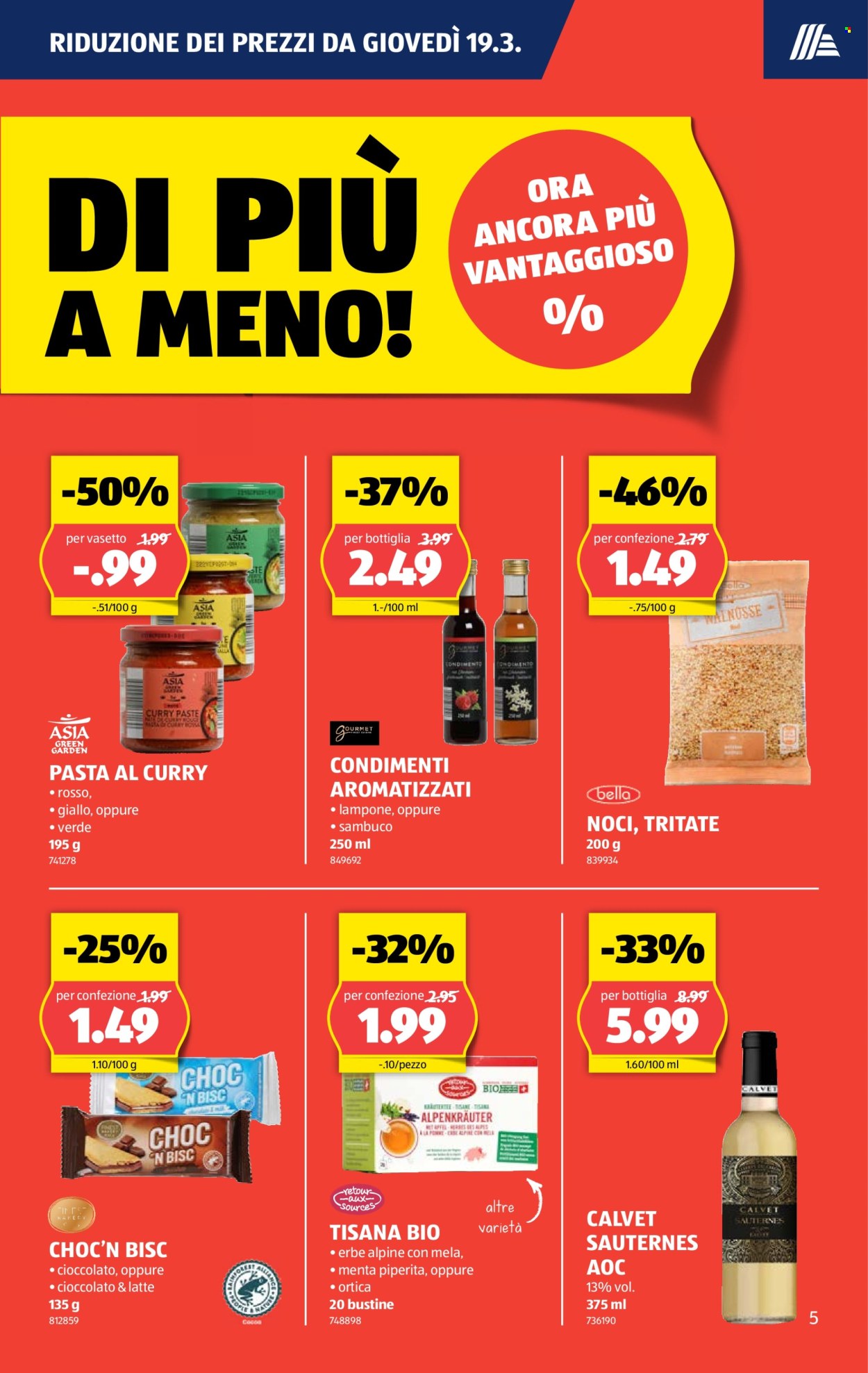 Volantino Aldi - 19.3.2026 - 25.3.2026. Pagina 5. Pagina 5