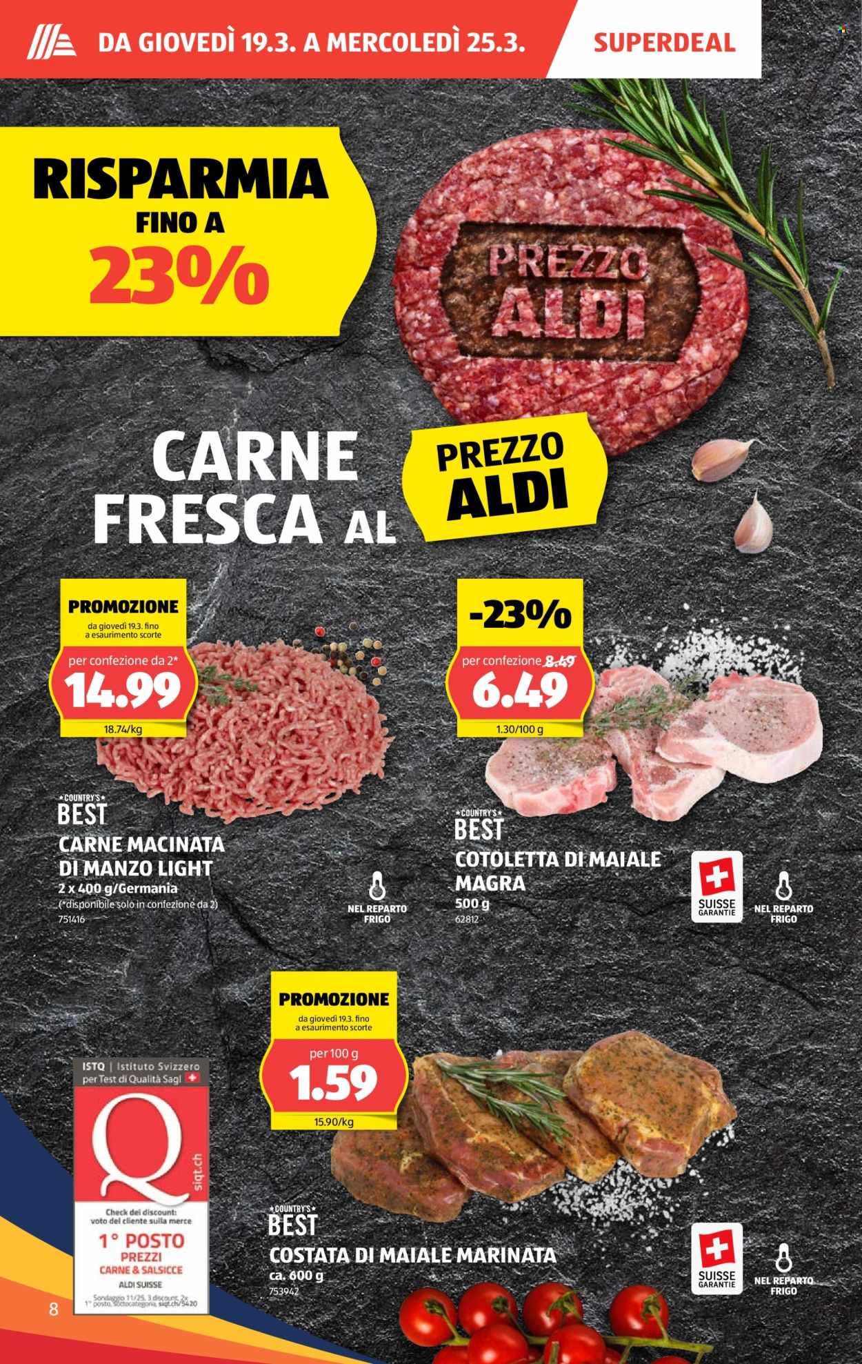 Volantino Aldi - 19.3.2026 - 25.3.2026. Pagina 8. Pagina 8