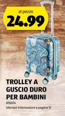 TROLLEY A GUSCIO DURO PER BAMBINI