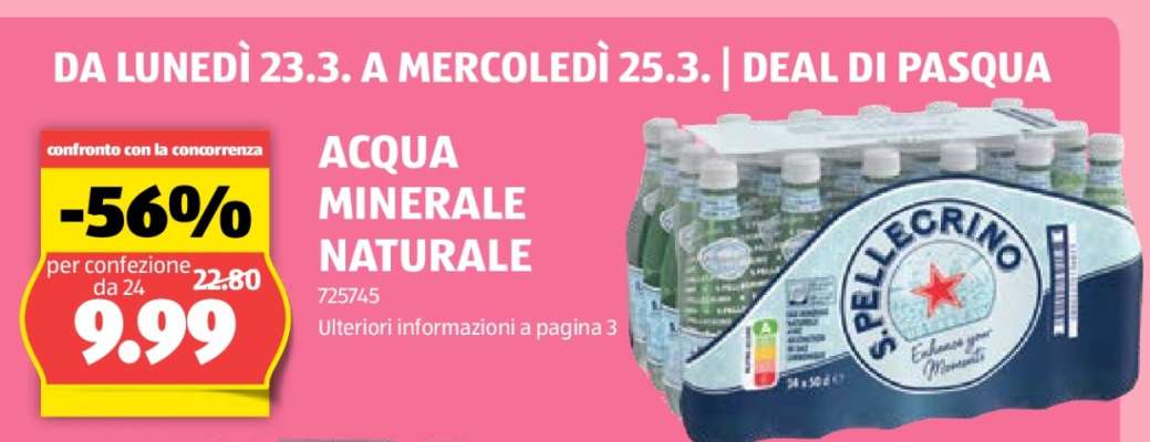 ACQUA MINERALE NATURALE
