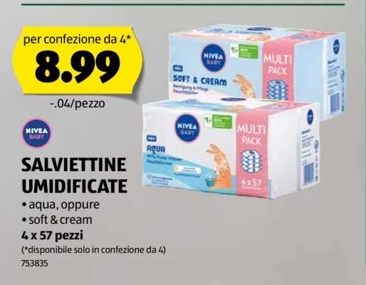 Nivea Baby Salviettine Umidificate