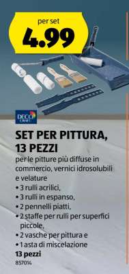 SET PER PITTURA, 13 PEZZI